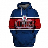Clippers Blue All Stitched Hooded Sweatshirt,baseball caps,new era cap wholesale,wholesale hats